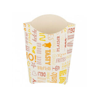 Контейнер для фри/снеков Parole 190 г, 14,5*9,5*18 см, 200 шт/уп, картон, Garcia de Pou